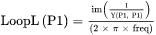 LoopL equation. LoopL equation.