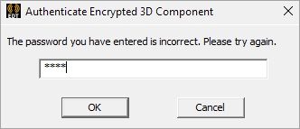 Incorrect Password Warning Incorrect Password Warning