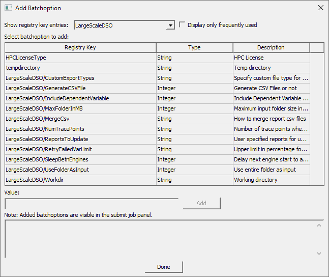 Add Batchoption Window