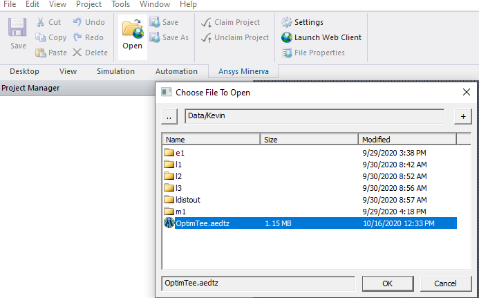 File browser window