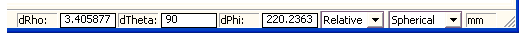 Status Bar showing editable text fields.