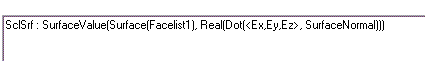 Output of intermediate Surface Value function