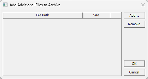 Add Additional Files to Archive