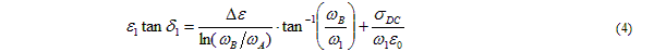 Expression for permitivitty