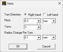 Helix dialog.