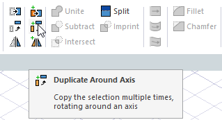 Around axis dialog.