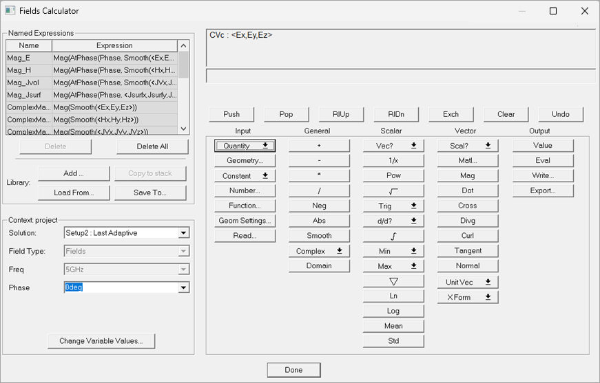 Fields Calculator window.