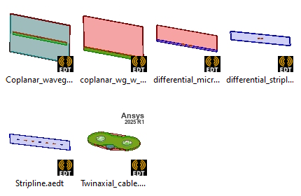 Transmission line example graphics