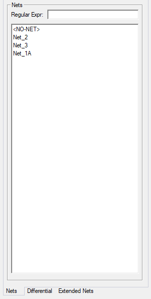 New Net Name Shown