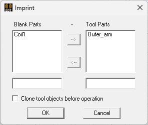Imprint dialog.