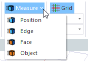 Measure drop-down menu.