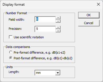 ndExplorer - Display Format Window