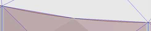 Example of mesh created with Normal setting