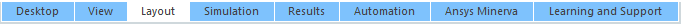 Layout tab