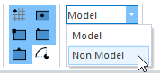 Non-model drop-down menu.