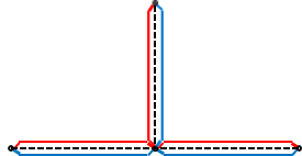 Intersecting edges diagram.