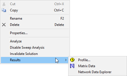 SYZ Results Menu