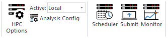 Simulation tab ribbon, Schedular Icon visible. 