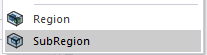 Subregion option highlighted.