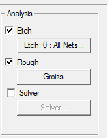 Analysis Area, Checked Analysis Area, Checked
