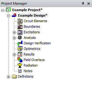 Project Manager > Example Design