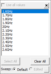 Frequency Options