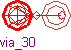 Diagram od a port and padstack