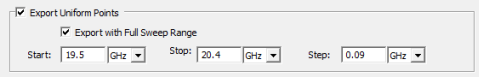 Export Uniform Points group box. Export Uniform Points group box.