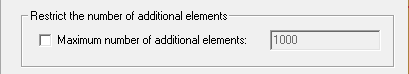 Number of Elements groupbox.