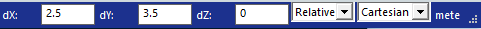 Coordinate text boxes.