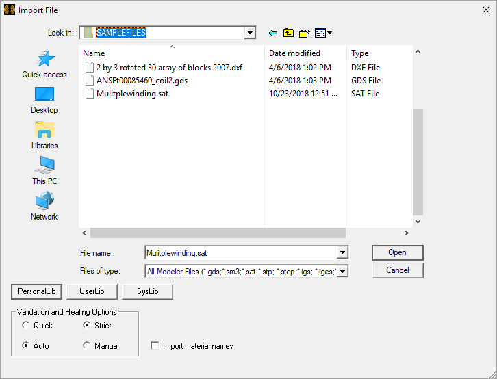 Import File