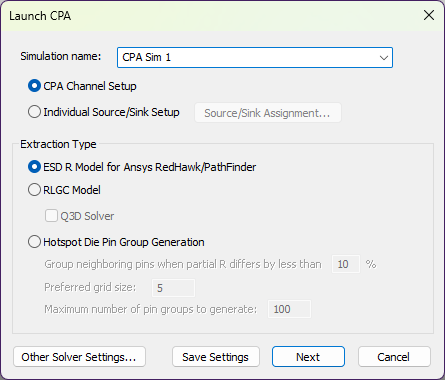 Launch CPA Window