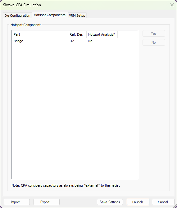 Hotspot Components Tab Hotspot Components Tab