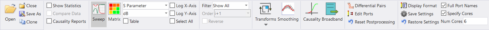 Network Data Explorer Ribbon
