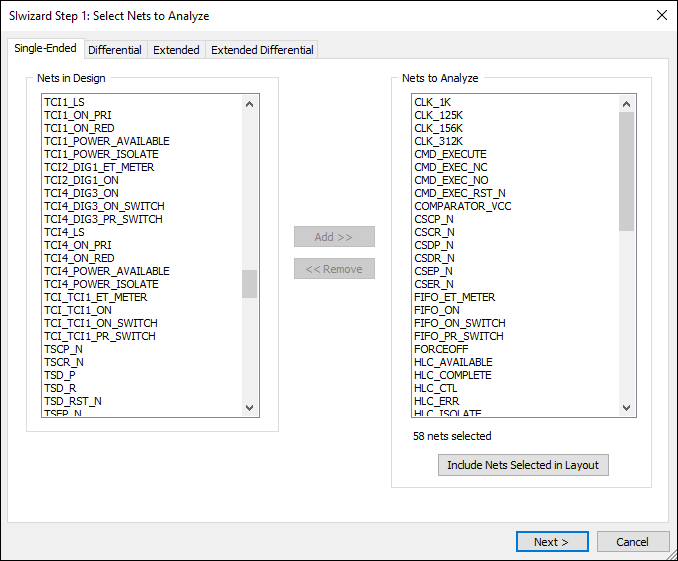 SIwizard Step 1