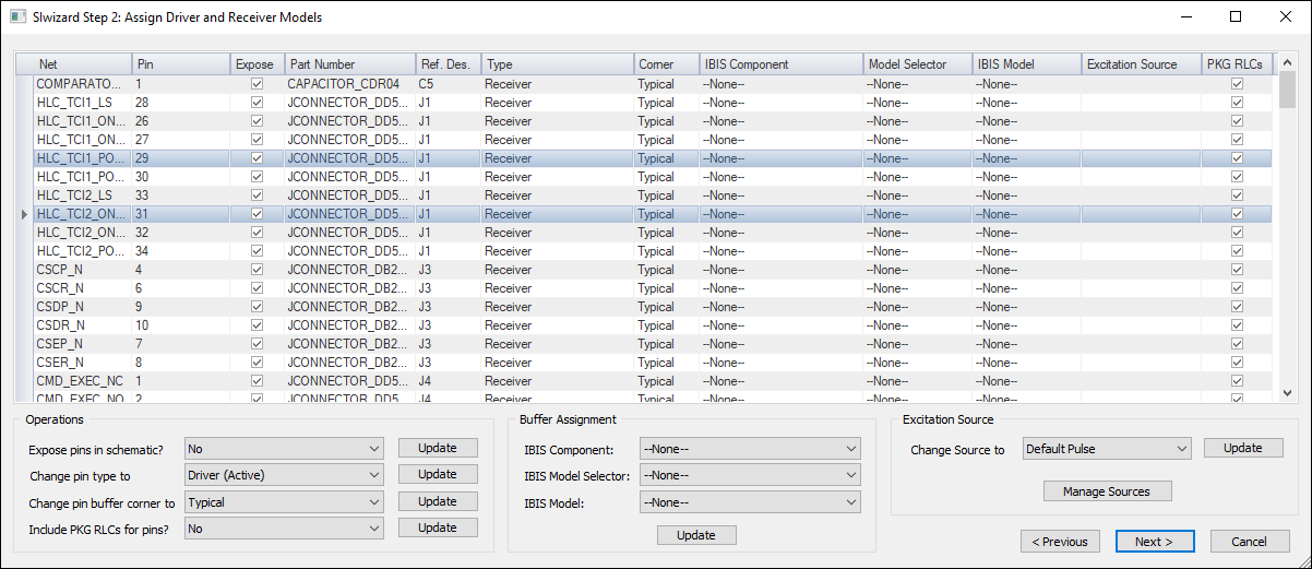 SIwizard Step 2