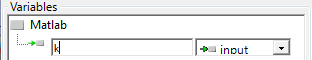 In the new variable field, enter a name for the variable.