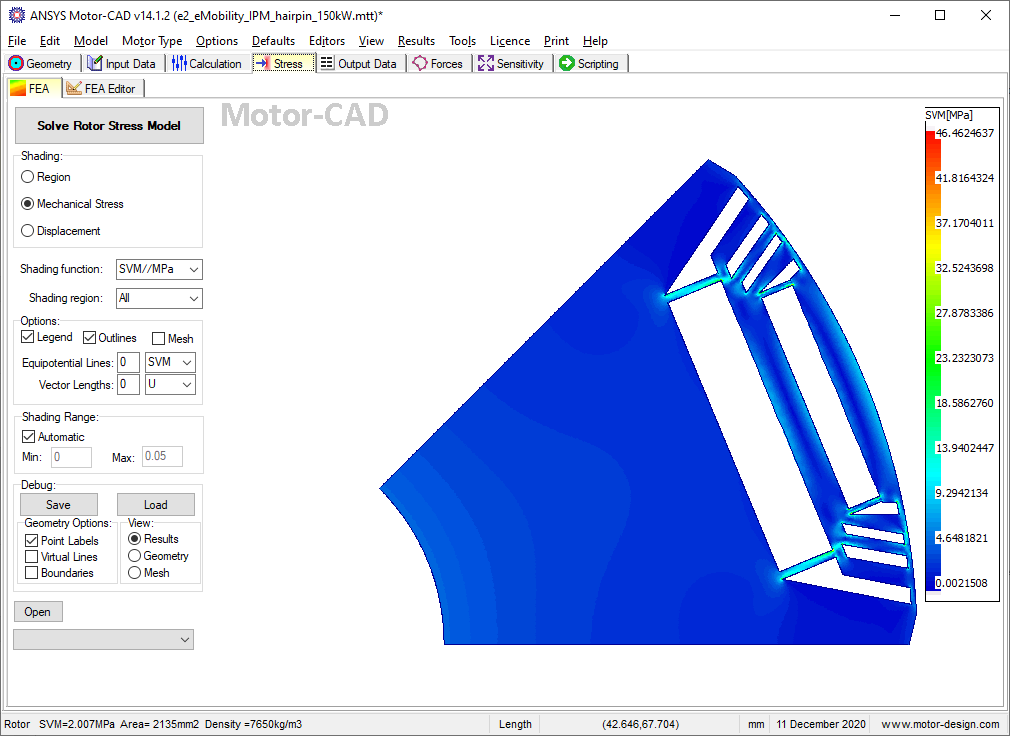 Workbench Rotor Stress Analysis Tutorial Rotor Stresses