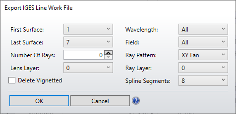 Export IGES Linework