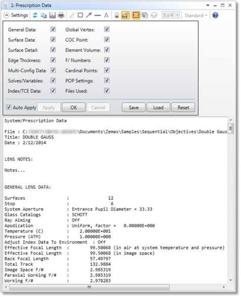 Prescription Data (reports group, the analyze tab, sequential ui mode)