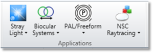 Applications Group (the analyze tab, sequential ui mode)