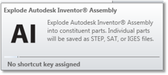 Autodesk Explode Feature Explode Autodesk Inventor Assembly