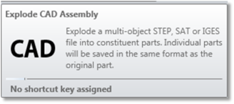 Explode CAD Assembly