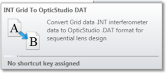 INT Grid to OpticStudio DAT