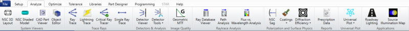 The Analyze Tab (non-sequential ui mode)
