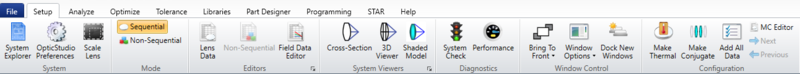 The Setup Tab