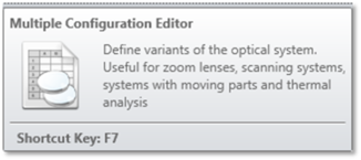 多重结构编辑器（设置选项卡非序列模式用户界面）(Multiple Configuration Editor (Setup Tab Non ...
