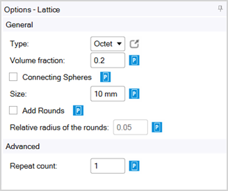 Lattice Geometry Options