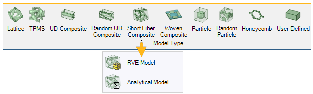 Model Type Toolbar