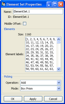 Element Set Selection